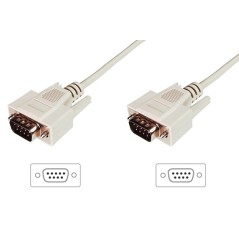 CAVO PROLUNGA PER MODEM- MOUSE ECC. PIN-TO-PIN (MODEM CABLE) 9 POLI MASCHIO/MASCHIO MT.3 (AK 174 3M)