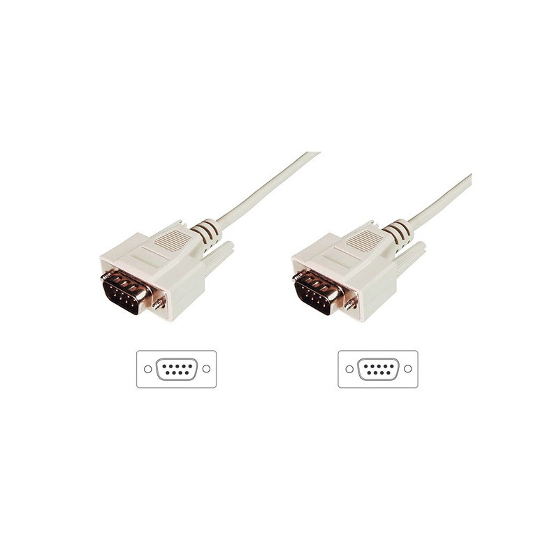 CAVO PROLUNGA PER MODEM- MOUSE ECC. PIN-TO-PIN (MODEM CABLE) 9 POLI MASCHIO/MASCHIO MT.3 (AK 174 3M)