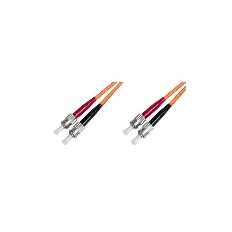 CAVO FIBRA OTTICA ST A ST OM2 MULTIMODE DUPLEX 50/125 MT.3