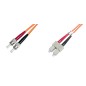 CAVO FIBRA OTTICA ST A SC MULTIMODE OM2 DUPLEX 50/125 MT.3