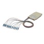 CASSETTA DI GIUNZIONE FIBRA OTTICA CON 12 PIGTAIL LC OS2 APC