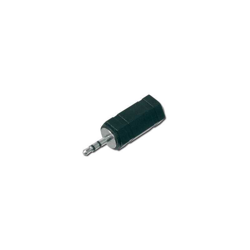 ADATTATORE AUDIO DA 3 PIN 2.5 MM. STEREO MASCHIO A 3 PIN 3,5 MM. STEREO FEMMINA