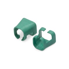 DIGITUS CONFEZIONE 100 PEZZI CLIP COLORATE PER CAVI DI RETE - VERDE