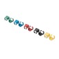 DIGITUS CONFEZIONE 100 PEZZI CLIP COLORATE PER CAVI DI RETE - COLORI MISTI BLU VERDE NERO GIALLO ROSSO