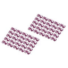 DIGITUS CONFEZIONE 100 PEZZI CLIP COLORATE PER CAVI DI RETE - MAGENTA