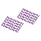 DIGITUS CONFEZIONE 100 PEZZI CLIP COLORATE PER CAVI DI RETE - VIOLA