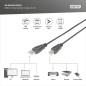 DIGITUS CAVO DI COLLEGAMENTO USB 2.0 MT 1 COLORE NERO