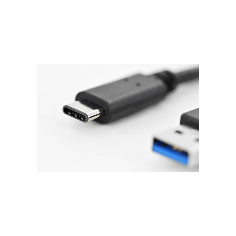 CAVO USB 2.0 CONNETTORI USB A - TIPO C MASCHIO/MASCHIO MT 1 DIGITUS