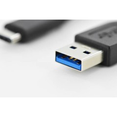 CAVO USB 2.0 CONNETTORI USB A - TIPO C MASCHIO/MASCHIO MT 1 DIGITUS