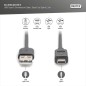 CAVO USB 2.0 CONNETTORI TIPO "C" MASCHIO - TIPO "A" MASCHIO MT 3