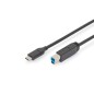 CAVO USB 3.1 (GEN 2) TIPO C - USB B DIGITUS MT 1,80