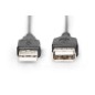 CAVO PROLUNGA USB 2.0 MASCHIO-FEMMINA MT 1,80 NERO DIGITUS