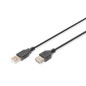 CAVO PROLUNGA USB 2.0 MASCHIO-FEMMINA MT 3 NERO DIGITUS