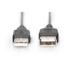 CAVO PROLUNGA USB 2.0 MASCHIO-FEMMINA MT 3 NERO DIGITUS