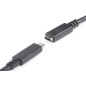 CAVO PROLUNGA USB 3.1 (GEN 2) TIPO C MASCHIO/FEMMINA MT 0,7