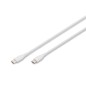 CAVO RICARICA GUAINA SILICONE USB-C / USB-C 0,5M, USB 2.0, 60W, BIANCO