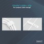 CAVO RICARICA GUAINA SILICONE USB-C / USB-C 1M, USB 2.0, 60W, BIANCO