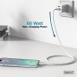 CAVO RICARICA GUAINA SILICONE USB-C / USB-C 1M, USB 2.0, 60W, BIANCO