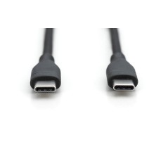 CAVO RICARICA GUAINA SILICONE USB-C / USB-C 2M, USB 2.0, 60W, NERO
