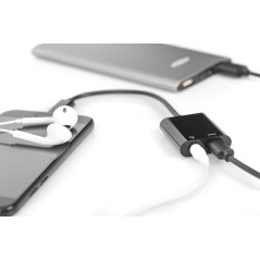 CAVO SPLITTER USB TIPO-C. A USB TIPO-C. + CONNETTORE 3.5MM STEREO
