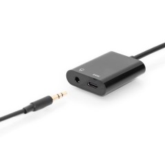 CAVO SPLITTER USB TIPO-C. A USB TIPO-C. + CONNETTORE 3.5MM STEREO