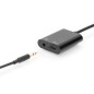 CAVO SPLITTER USB TIPO-C. A USB TIPO-C. + CONNETTORE 3.5MM STEREO