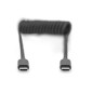 DIGITUS CAVO A SPIRALE USB 2.0 - DA USB - C A USB - C MT 1