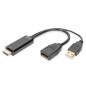 DIGITUS ADATTATORE DA 4K- HDMI A DISPLAYPORT