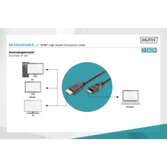 CAVO HDMI - MINI HDMI TIPO C MT 3 DIGITUS
