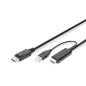 DIGITUS CAVO ADATTATORE DA 4K HDMI - DA HDMI A DISPLAYPORT MT 2