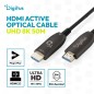 CAVO IBRIDO IN FIBRA OTTICA HDMI AOC, UHD 8K, 50 MT