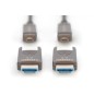 DIGITUS CAVO IN FIBRA OTTICA IBRIDO 4K - HDMI® AOC CONNETTORE RIMOVIBILE MT 10