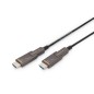 DIGITUS CAVO IN FIBRA OTTICA IBRIDO 4K - HDMI® AOC CONNETTORE RIMOVIBILE MT 20
