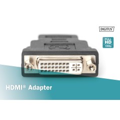 ADATTATORE DVI 24+5 FEMMINA - HDMI MASCHIO DIGITUS
