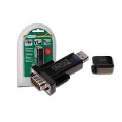 ADATTATORE DA PERSONAL COMPUTER USB 2.0 A PORTA SERIALE RS232 9 PIN MASCHIO