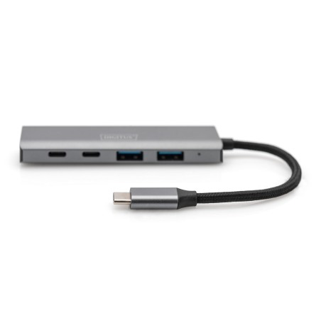 HUB USB-C 4 PORTE, 2X USB A + 2X USB-C