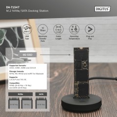 DOCKING STATION M.2 NVME/SATA