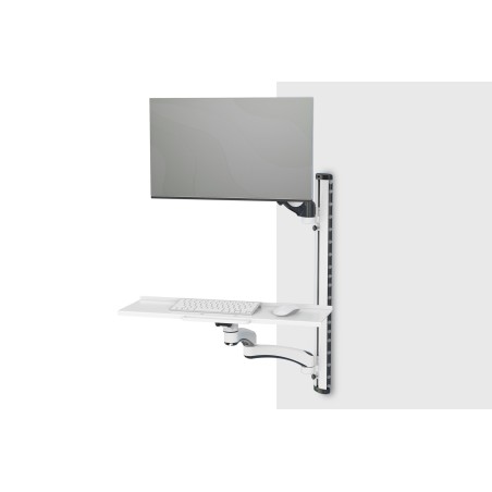 SUPPORTO DA MURO PER POSTO DI LAVORO (MONITOR, TASTIERA, MOUSE)