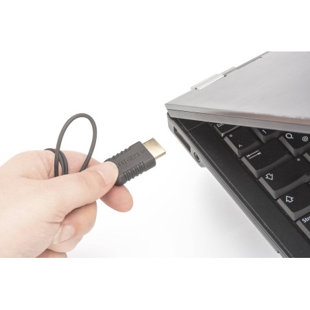 DIGITUS CAVO DI CONNESSIONE HDMI HIGH SPEED, TIPO A, ALTAMENTE FLESSIBILE MT 2