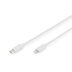 DIGITUS CAVO DATI/DI RICARICA, LIGHTNING-USB-Cª, MFI, 2M