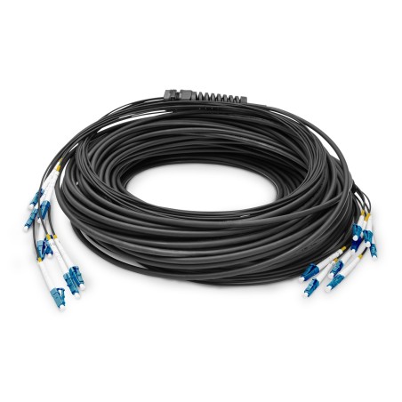 CAVO BREAKOUT UNIVERSALE IN FIBRA OTTICA DOTATO DI TERMINALI, MULTIMODE OS2, 8 FIBRE, LC/UPERSONAL COMPUTER - LC/UPERSONAL COMPU