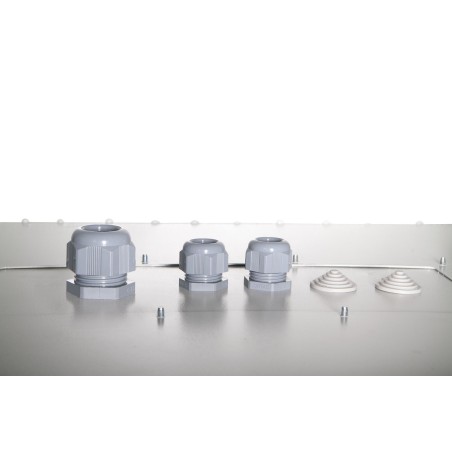 ARMADIO RACK 19" PER RETI DA ESTERNO PROTEZIONE IP55 12 UNITA' (AXLXP) 713X600X600 MM