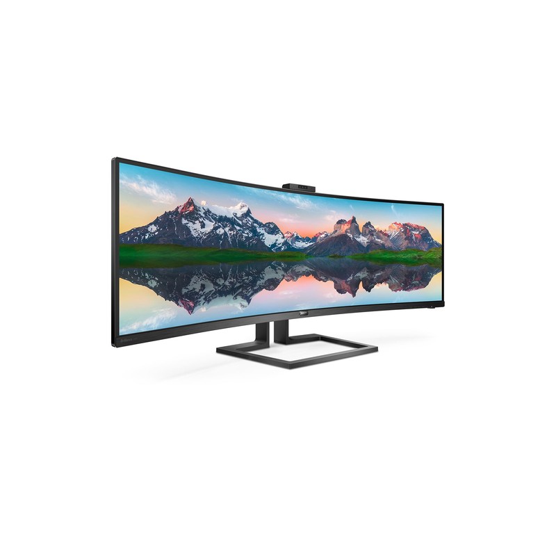 PHILIPS MONITOR CURVO 49 LED VA SUPERWIDE 32:9 5120X1440 5MS 450CDM, HDMI/DP/USB, WEBCAM, DOCKING STATION USB-C, MULTIMEDIALE