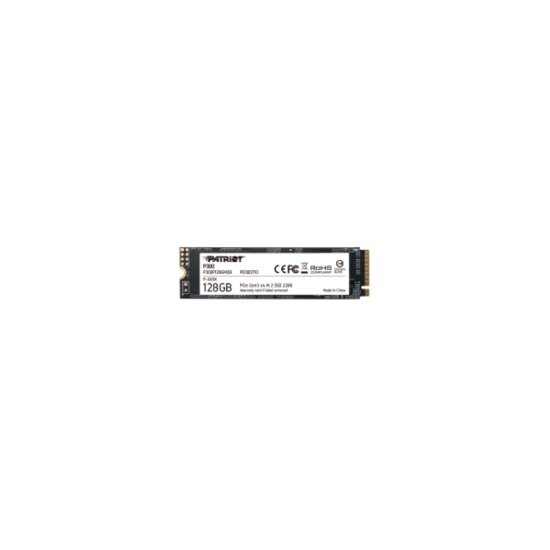 PATRIOT SSD INTERNO P300 128GB M.2 PCIE R/W 1600/600 GEN 3X4 PATRIOT SSD INTERNO P300 128GB M.2 PCIE R/W 1600/600 GEN 3X4