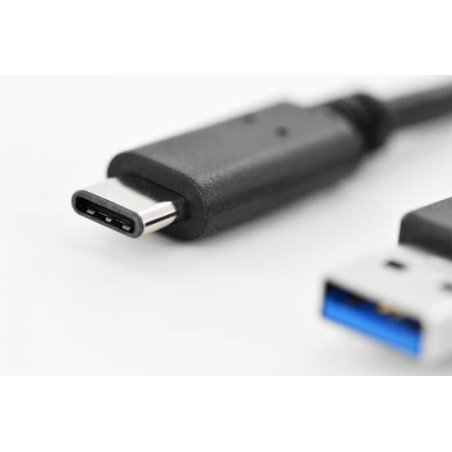 CAVO USB 2.0 CONNETTORI USB A - TIPO C MASCHIO/MASCHIO MT 1 DIGITUS