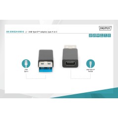 ADATTATORE USB TIPO C FEMMINA - USB A MASCHIO