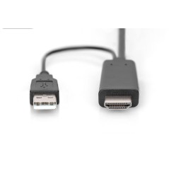 DIGITUS CAVO ADATTATORE DA 4K HDMI - DA HDMI A DISPLAYPORT MT 2