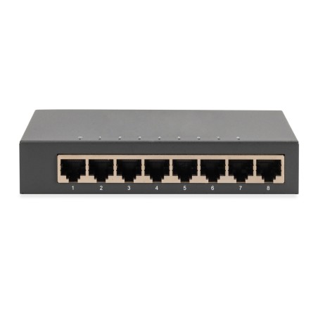 SWITCH GIGABIT A 8 PORTE, DESKTOP, NON GESTITO, ALLOGGIAMENTO IN METALLO