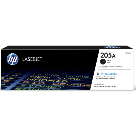 HP 205A ORIGINAL BLACK LASERJET TONER CARTRIDGE - CF530A