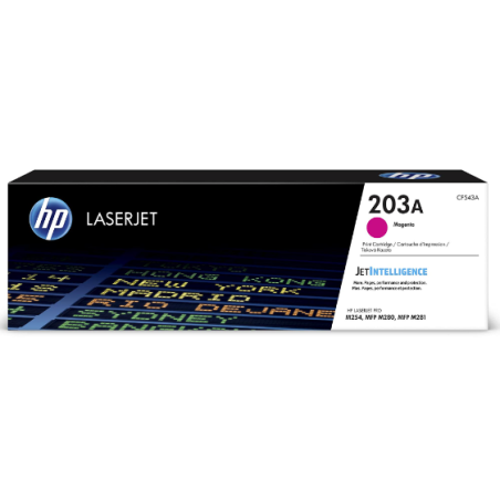 HP 203A ORIGINAL MAGENTA LASERJET TONER CARTRIDGE - CF543A